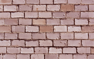 Red brick wall texture.
