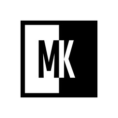 initial square half logo