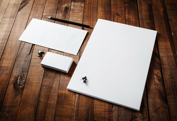 Photo of blank stationery