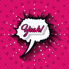 pop art message design 