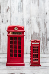 Decorative Money Box as Classic British Red Phone Booth