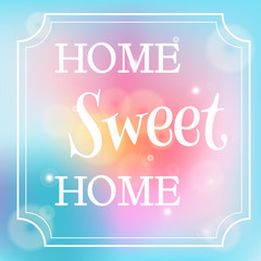Home sweet illustration