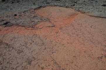 Red volcanic formation for background and texture. Volcano Teide,Tenerife, Canary islands.