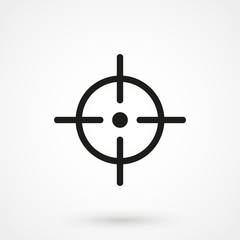 Obraz premium aim icon vector
