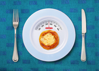 calorie tot of pizza