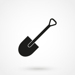 shovel icon vector