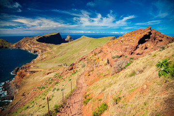 walking path at the Ponta de Sao Lourenco