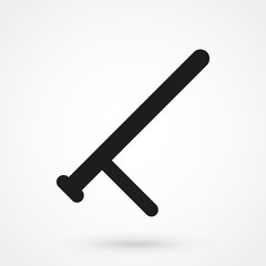 baton icon vector