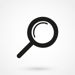 magnifier icon vector