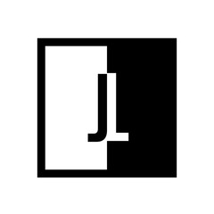 initial square half logo