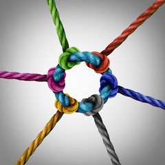 Central Network Connection © freshidea