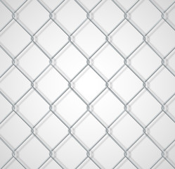 Fototapeta premium Vector seamless rabit netting wired fence background