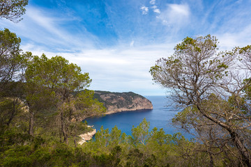 Fototapeta premium Aussicht auf die Nördliche Spitze von Ibiza