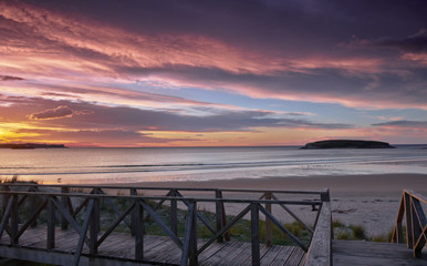 Playa de Loredo. Cantabria, España.