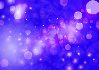 Abstract purple bokeh background