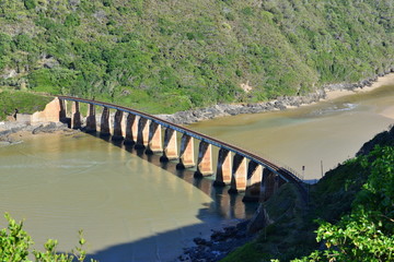 A railway bridge at Plettenberg In South Africa
