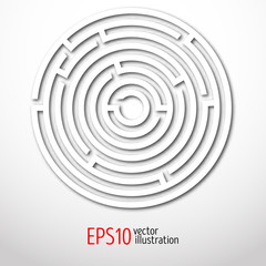 Labyrinth abstract. Vector