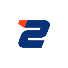 Number two logo. Run number logo.