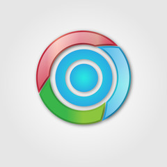 Colorful circle vector