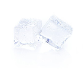 ice cube isolated on white background