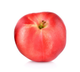 Peach on white with clipping path