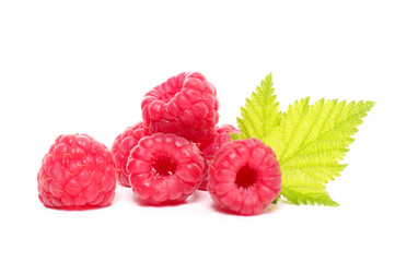 raspberry isolated on white