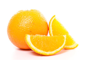 orange isolated on white