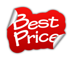 best price, sticker best price, red sticker best price, red vect