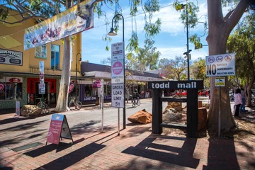 Photo sur Plexiglas Australie Todd Mall in Alice Springs