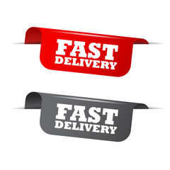 red and gray vector elements fast delivery