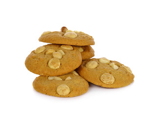 macademia nut & white chocolate chip cookies