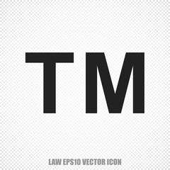 Law vector Trademark icon. Modern flat design.