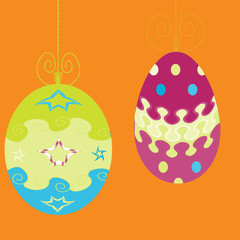 vector image Easter egg