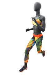 Female running mannequin