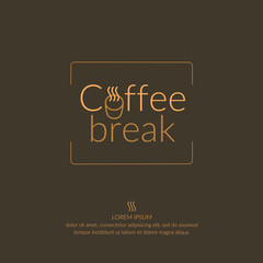 Vector illustration Coffee break