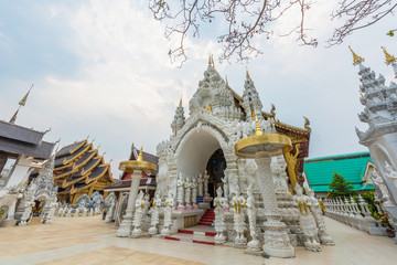 Wat Sanpa Yang Luang, beautiful temple in Lamphun, Thailand.