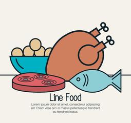 line food  design 