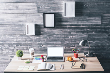 Modern designer workplace