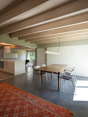 modern dining room