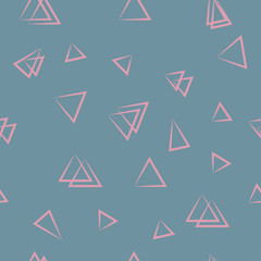 Abstract seamless pattern with simple triangles