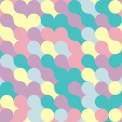 Seamless pattern with simple elements. Vector