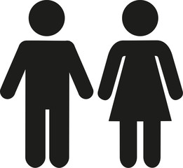 Man woman small pictogram
