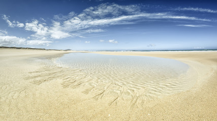 Fototapeta na wymiar sand beach at Donegal Ireland