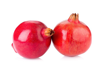 Pomegranate isolated on white background