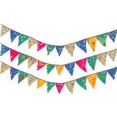 Obraz premium colorful flags pattern
