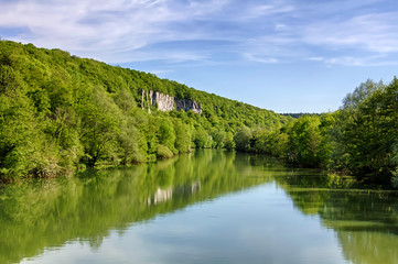 Rivière de la Loue près de Châtillon-sur-Lison