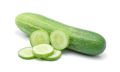 cucumber isolated on white