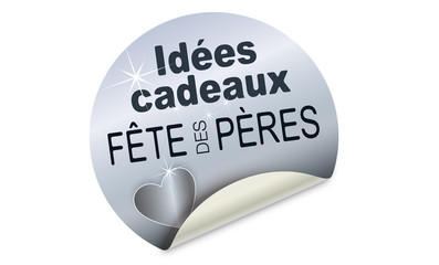 FÊTE DES PÈRES ÉTIQUETTE MÉTAL