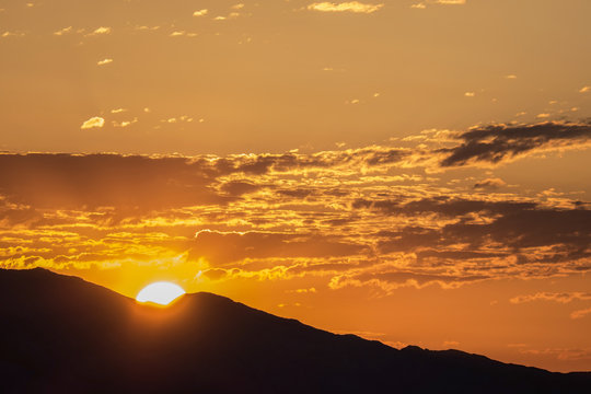 Frenchman Mountian Las Vegas Valley Sunrise