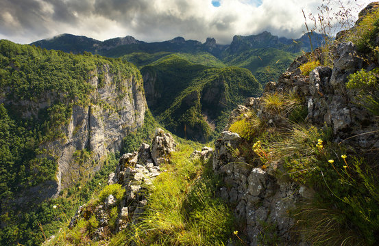 Above Canyon of Komarnica River, Montenegro
